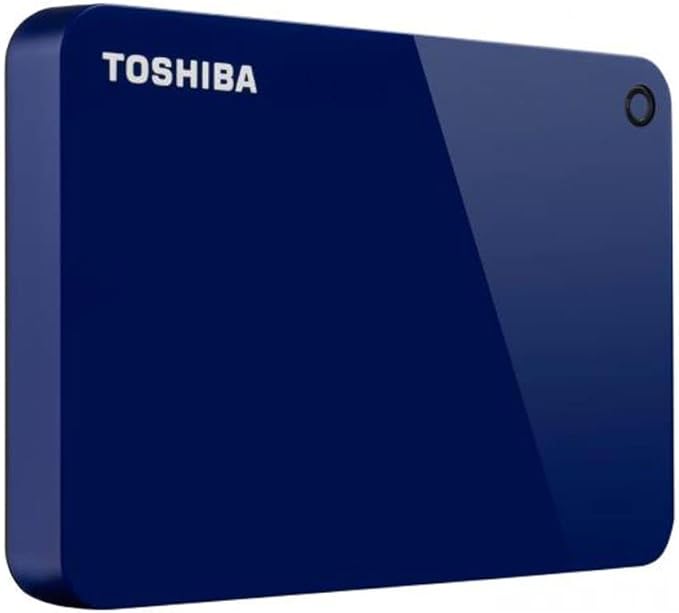 Toshiba Canvio Advance 1TB Portable External Hard Drive USB 3.0, Blue - HDTC910XL3AA