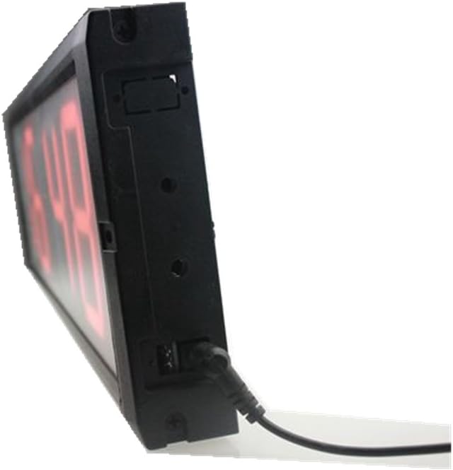 AZOOU 4-inch Character High Led Digital Wall Clock Countdown Countup Timing in Minute Seconds Amber Color