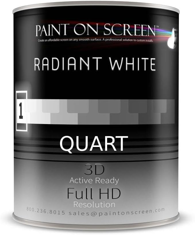 Projection Screen Paint - Q001 - Radiant White