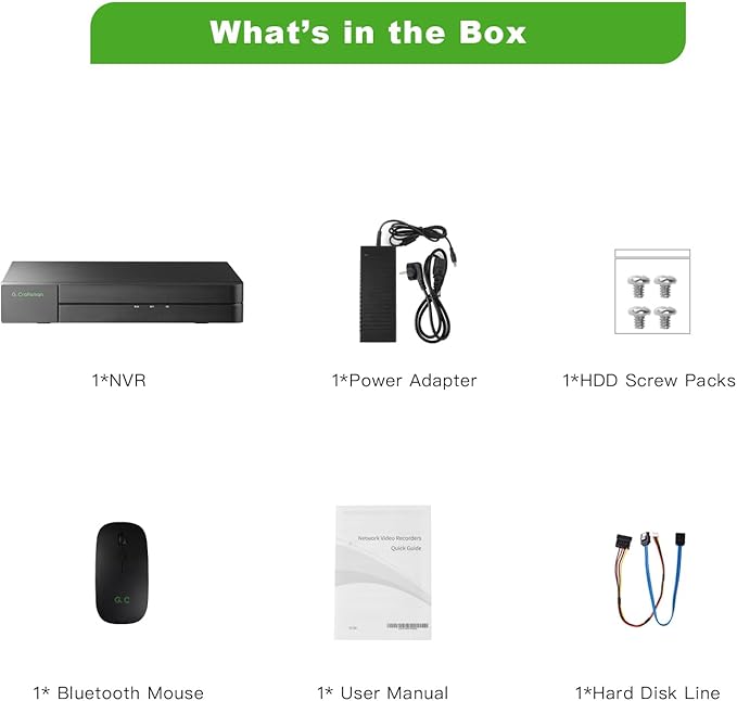 8CH PoE NVR with 4K HDMI Output, H.265, Supports 8TB HDD, ONVIF, Smart Detection, for CCTV Security Camera