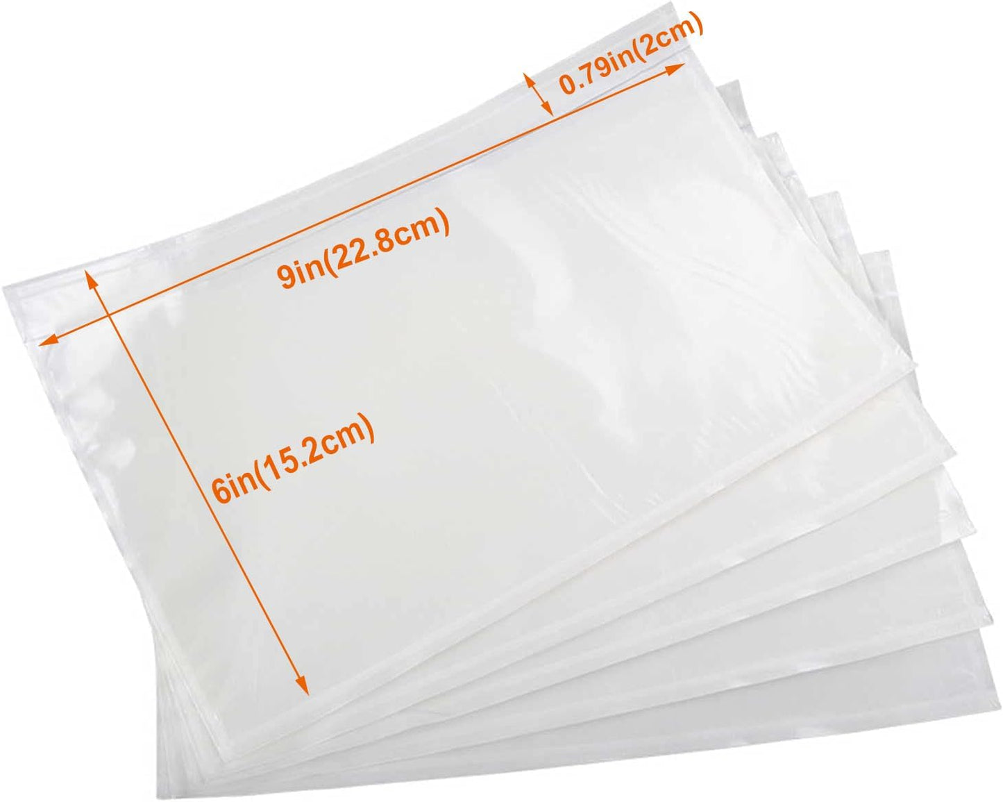 500 Pcs 6x9 Shipping Envelopes, Packing List Mailing Envelopes Clear Adhesive Shipping label sleeves Shipping Supplies for Small Businesses