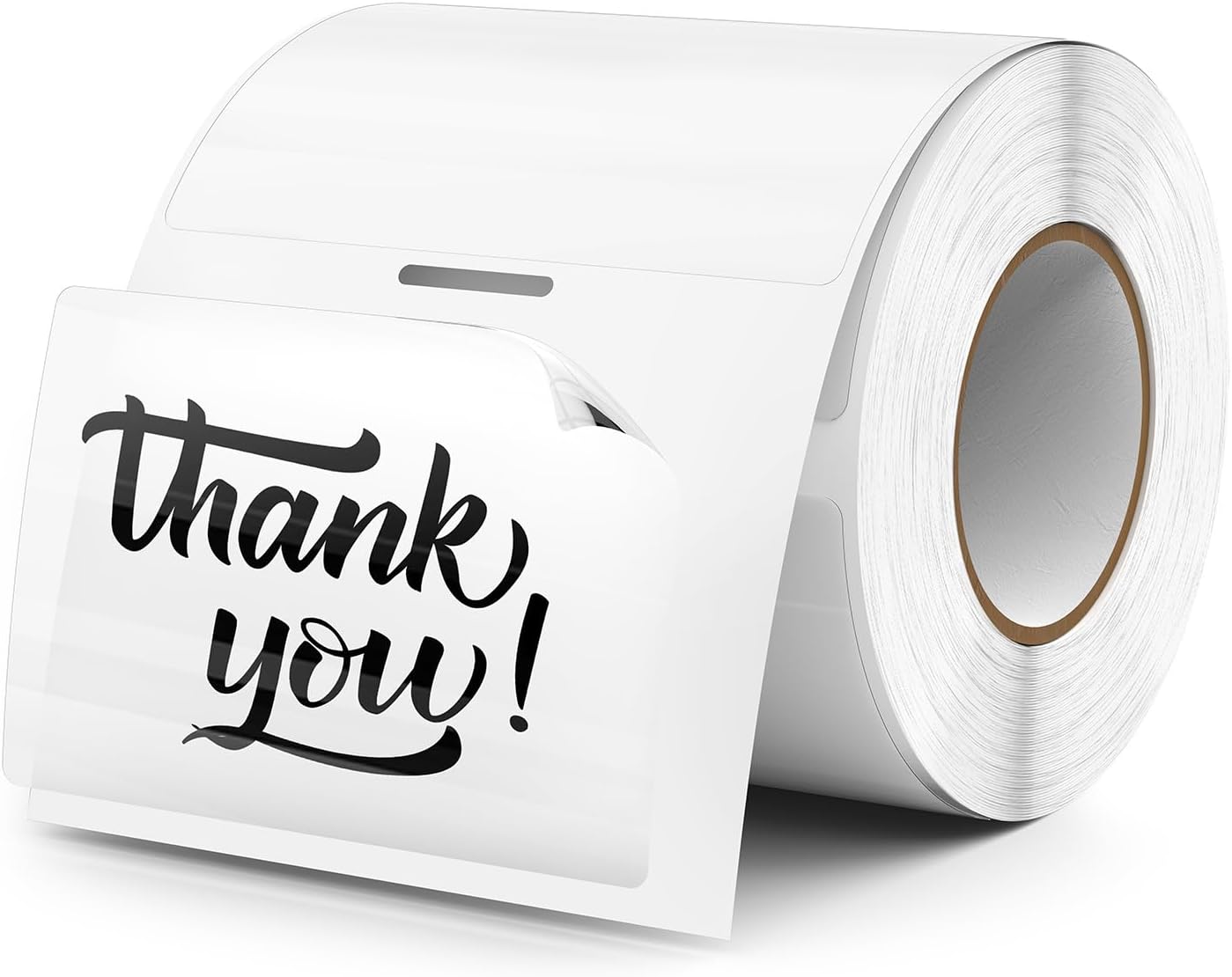 Transparent Thermal Labels 3 Ã 2 Inch Self Adhesive Printer Clear Stickers Vinyl Waterproof Roll Decals Rectangle Name Tag for Address Design DIY Logo Business 300 PCS