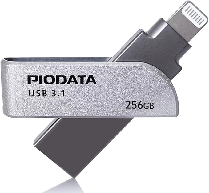 iXflash 256GB iPhone iPad Flash Pen Drive USB 3.1 Apple MFi Certified Lightning Connector External Storage Memory Expansion for iOS Devices/Windows/Mac
