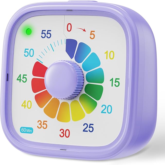 Potty Training Timer- Replace Potty Watch for Toddler Girls Boys, 60-Minute Countdown Viaul Timer with Ring Vibration Reminder for Kids Cultivate The Sense of Time Get to Know Time