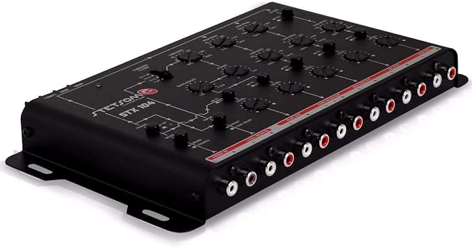 Stetsom STX 104 PRO - Crossover, 5 Way Channels, Digital Electronic Car Audio, Output Signal Processor, Car Audio Crossover High Precision, Audio Crossover, Crossover Adjustment, Audio Equalization