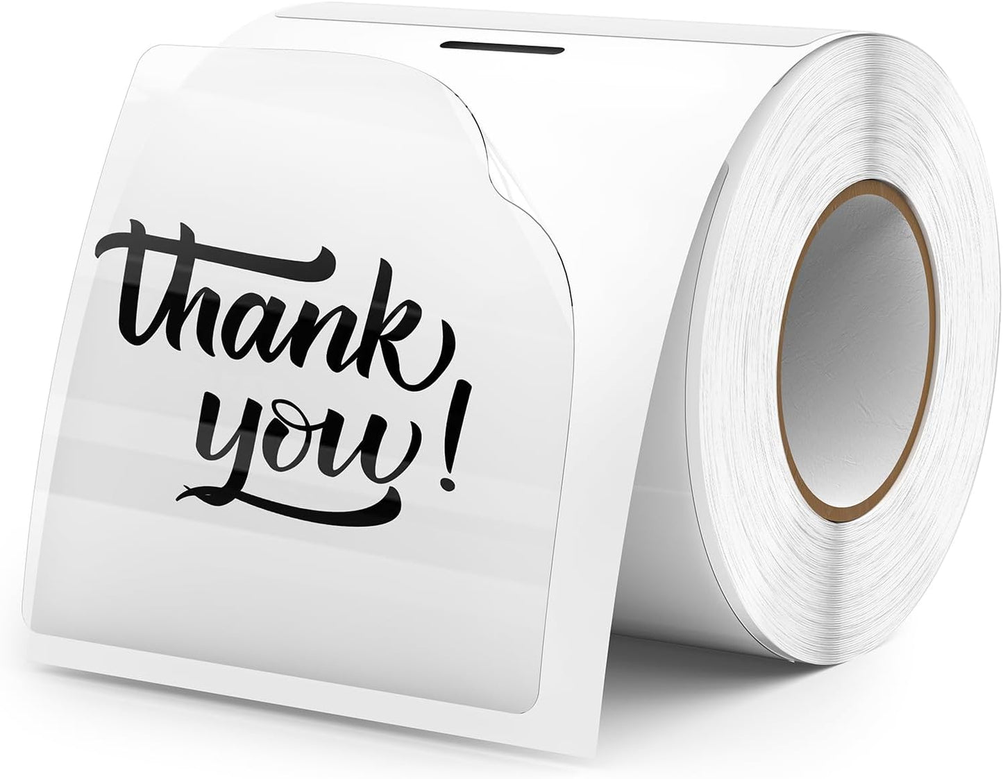 Transparent Thermal Labels 3 Ã 3 Inch Self Adhesive Printer Clear Stickers Vinyl Waterproof Roll Decals Rectangle Name Tag for Address Design DIY Logo Business 200 PCS