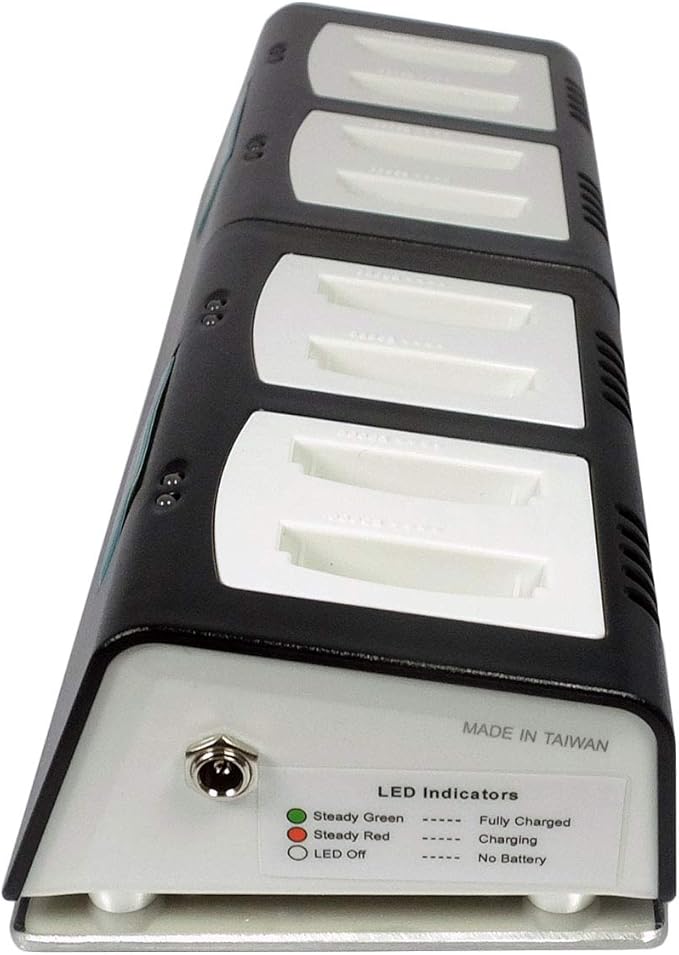 Transformer 8-Bay Battery Charger for Vocera B3000 Batteries. Power Supply Included