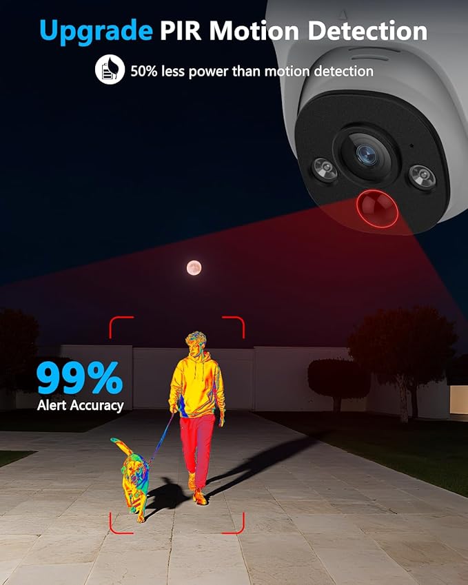 OOSSXX (4K HD & 130° Ultra Wide-Angle) 2-Way Audio 8MP Wired, 6Pcs Dome PoE IP Cameras for Home Security Outdoor Camera System Surveillance Video Indoor, Smart PIR Detection