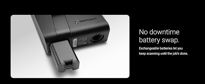 Matterport Replacement Camera Battery for Pro3 3D Lidar Digital Camera