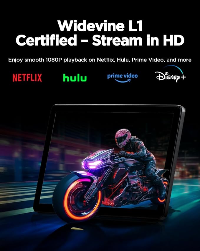 Android Tablet, 10.1 inch Android 15 Tablet with Octa-core Processor, 12GB RAM 192GB ROM (Expandable up to 2TB), 800x1280 IPS Display, WiFi 6 & Bluetooth, Dual Speakers, 5MP+8MP Camera, 6000mAh