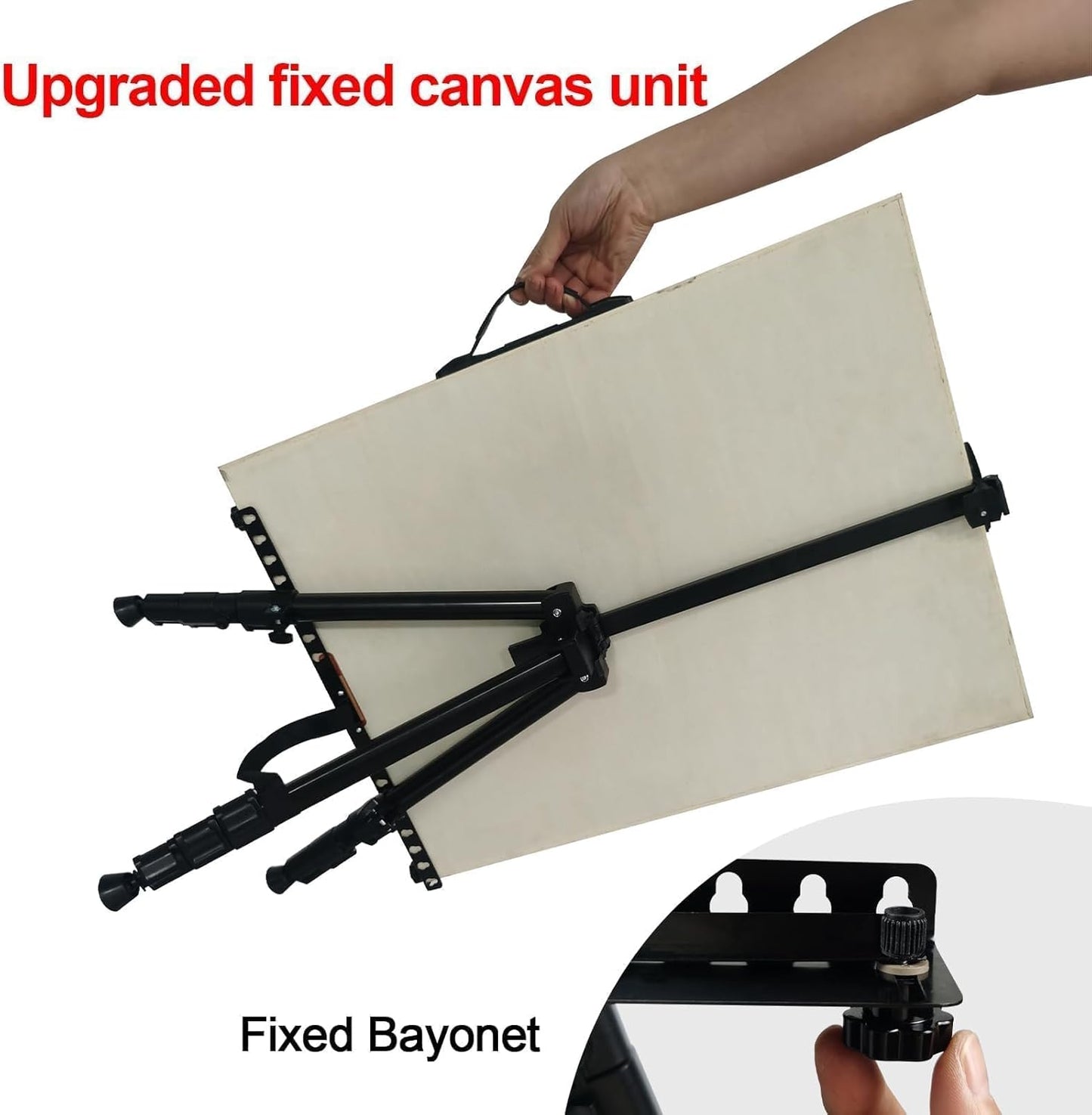 RRFTOK Art Painting Display Easel Stand,Aluminum Metal Adjustable Artist Easels for Painting Canvases Height from 17 to 66 Inch,Carry Bag for Table-Top/Floor Drawing and Displaying