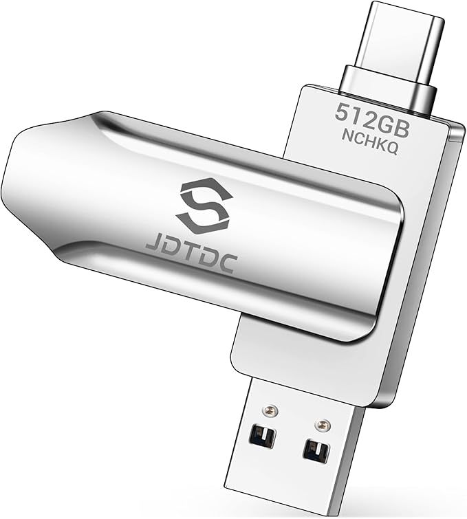 512GB Photo-Stick-for-iPhone 17/16/15 Flash-Drive iPhone-External-Storage iPhone-Photo-Backup-Stick USB C Memory Stick iPad Thumb-Drive-iPhone-Memory iPhone-USB-Storage-Flash-Drive Photo-Stick-Android