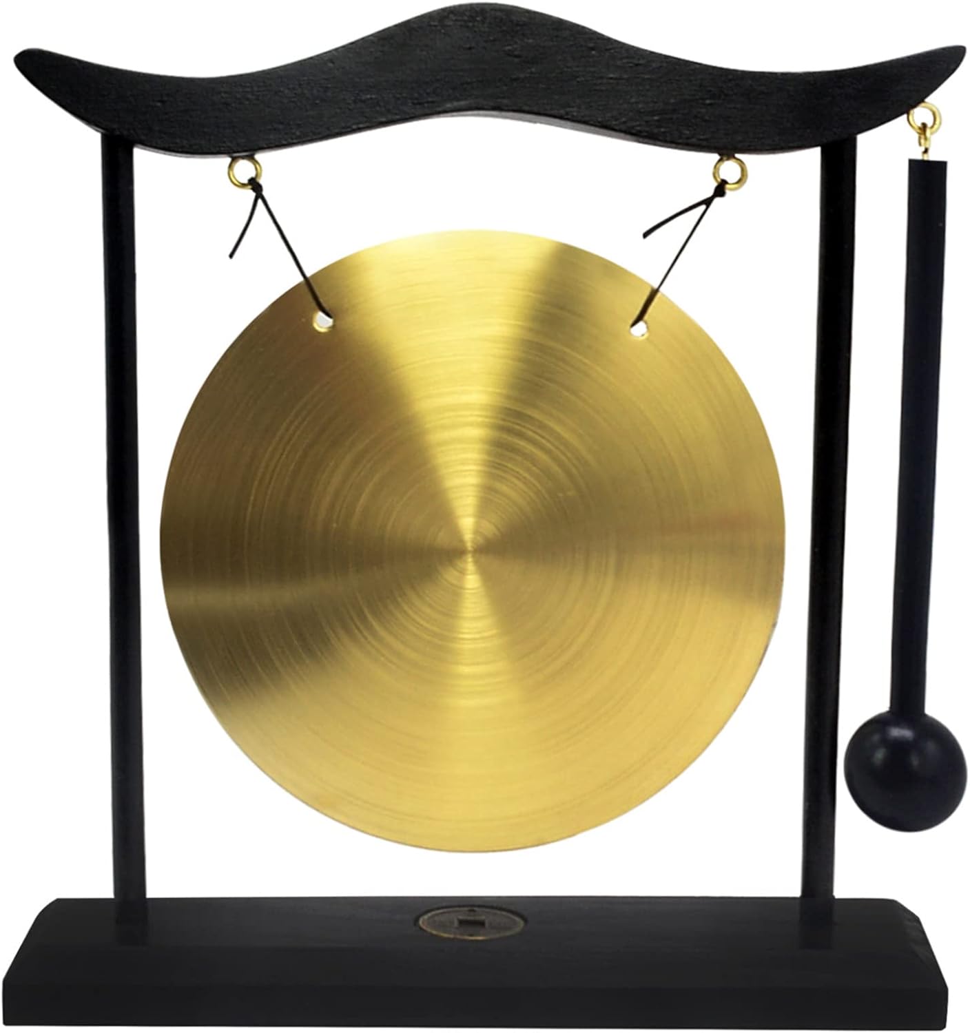 Zen Art Brass Feng Shui Desktop Gong H1303