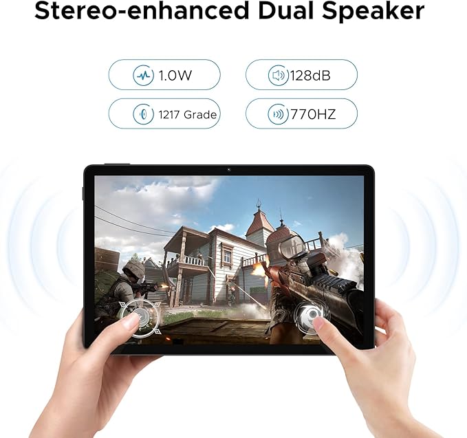 DOOGEE U11 Android 16 Tablet,11 Inch Tablet with Gemini AI,16GB+128GB/2TB,8580mAh Gaming Tablets,Unisoc T7200 Octa-Core,13MP+5MP Tablets,2.4G+5G WiFi / WidevineL1/3.5mm Audio/Face ID/OTG