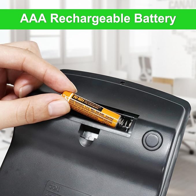 12 Pack HHR-55AAABU NI-MH AAA Rechargeable Battery 1.2V 550mAh AAA Batteries for Panasonic Cordless Phones,Remote Controls, Electronics