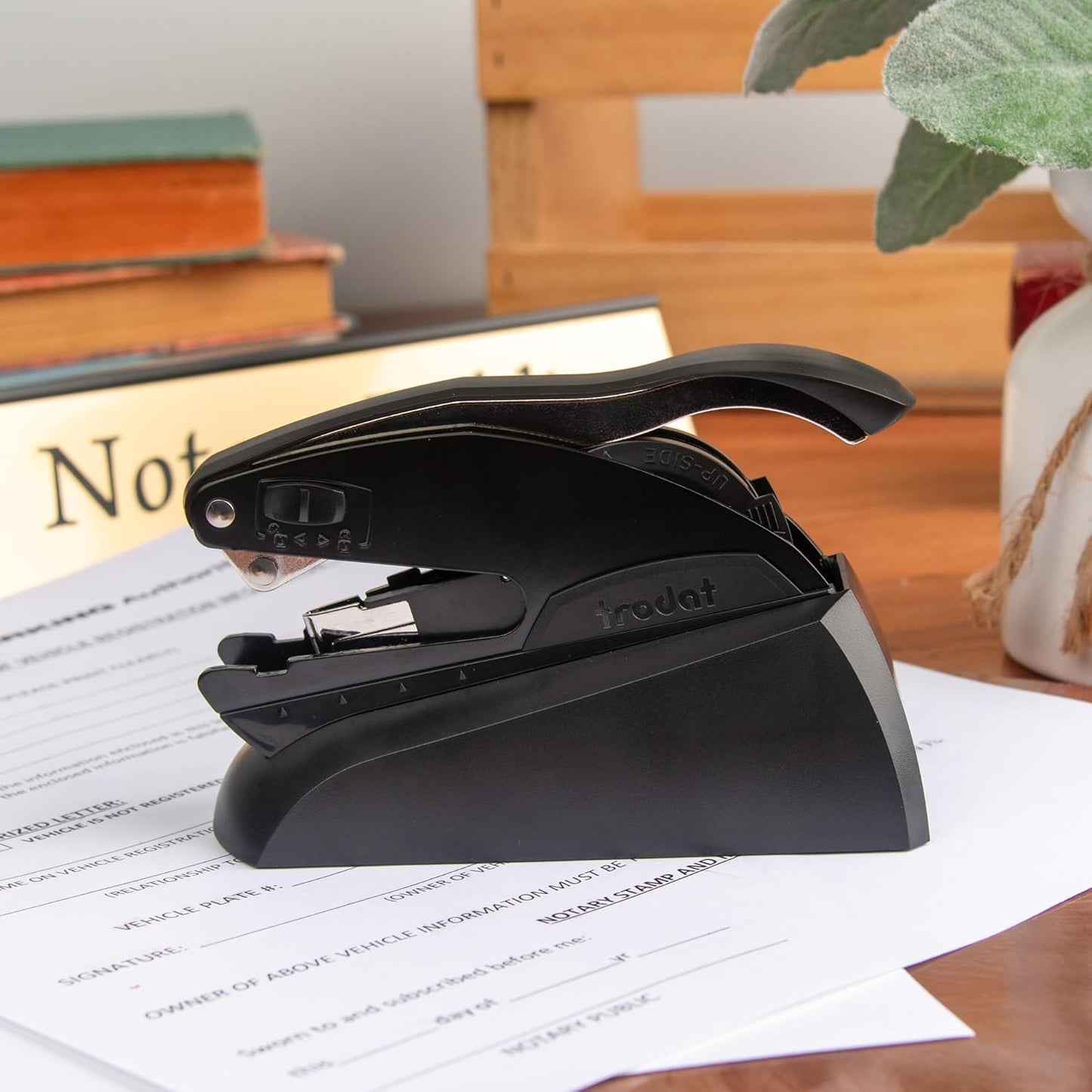 Oklahoma Round Notary Embosser | Official State Embosser | Official Seals | Meets State Specifications (Oklahoma, Round Embosser)