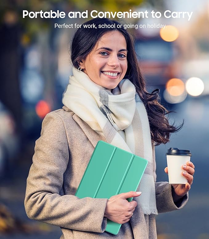 TiMOVO Case for Samsung Galaxy Tab A9+/A9 Plus 11" 2023, Slim Soft TPU Translucent Frosted Back Protective Cover for Galaxy Tab A9+ Tablet SM-X210/X216/X218, Auto Wake/Sleep, Teal