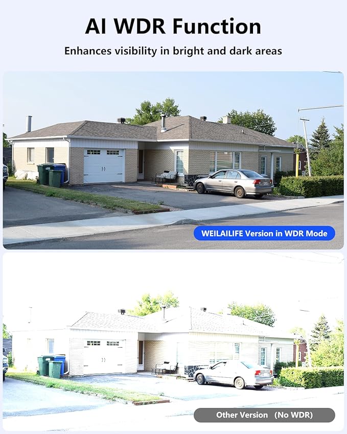 【All-in-One Security System】 Security Cameras Wireless Outdoor, WiFi Home Video Surveillance Systems, Solar Powered PTZ Security Camera System DVR Kits
