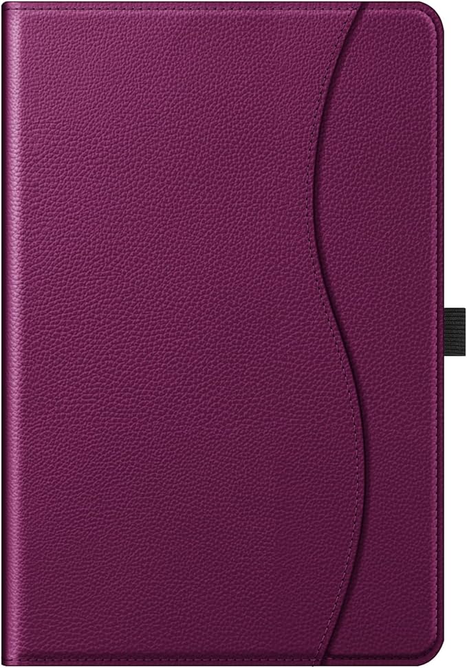 Fintie Case for Samsung Galaxy Tab A9 Plus/A9+ 5G 11 Inch 2023 Model (SM-X210/X216/X218), Multi-Angle Viewing Smart Stand Back Cover with Pocket Auto Wake/Sleep, Purple