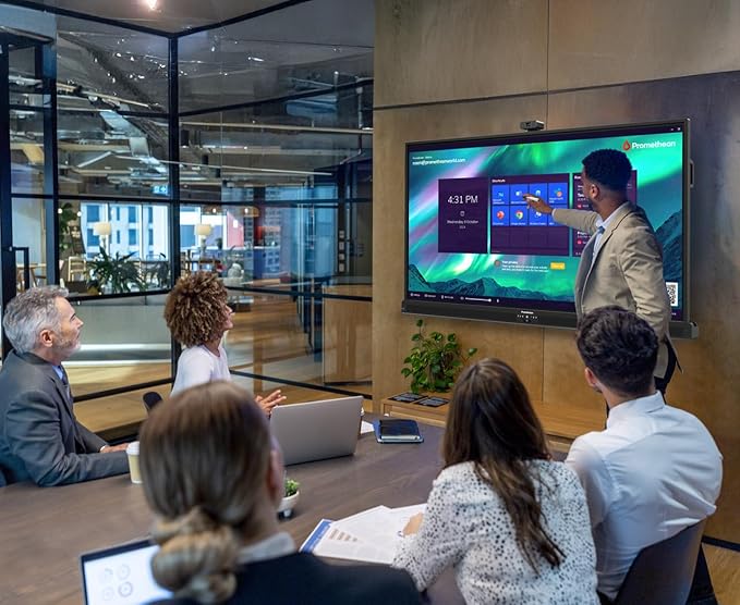 Promethean ActivPanel 10 Premium 75" High Specification Digital Whiteboard for Office or Classroom, 4K UHD, OS Flexible Device, Panel Included, 3 Year Onsite Support