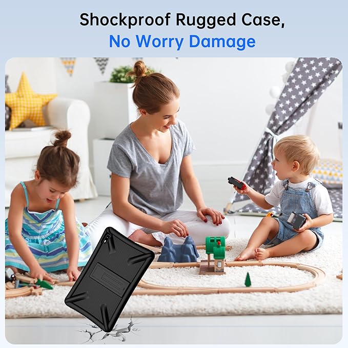 HAOVM Android 14 Tablet 10.1 Inch,4G SIM Unlocked, Quad-Core CPU 2.0GHz,3GB+32GB, TF Expandable, IPS Display, 5G WiFi, Bluetooth 5.0,5MP+8MP Dual Cameras,5000mAh, GPS, Google Kids Spaceļ¼Black case