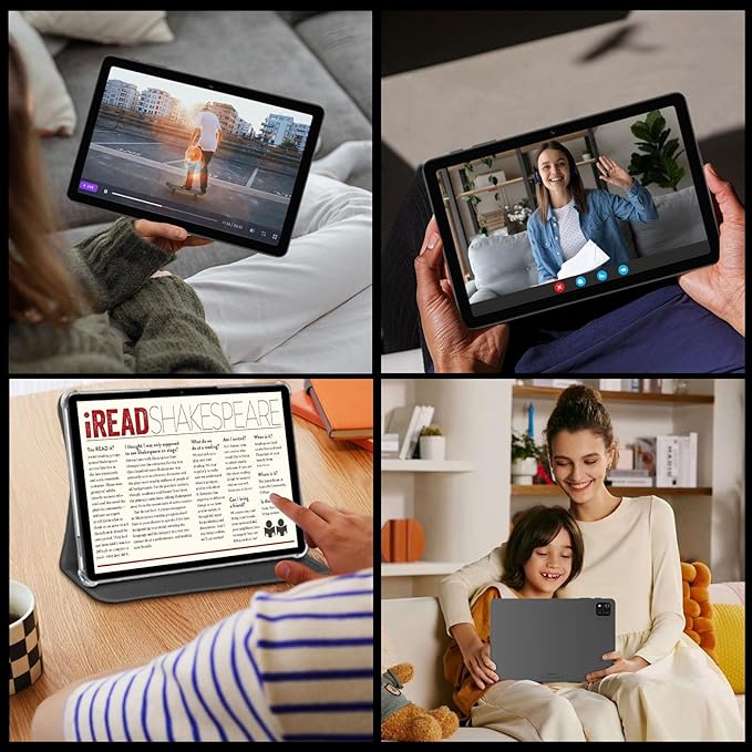 Tablet 10 inch, Android 16 Tablet, Octa-Core Processor, 24GB RAM 64GB ROM 2TB Expand, 1280x800 HD Touchscreen, GPS, WiFi 5, Dual Camera, BT5.0, 6000mAh, Widevine L1