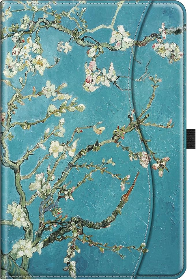 Fintie Case for Samsung Galaxy Tab A9 Plus/A9+ 5G 11 Inch 2023 Model (SM-X210/X216/X218), Multi-Angle Viewing Smart Stand Back Cover with Pocket Auto Wake/Sleep, Blossom