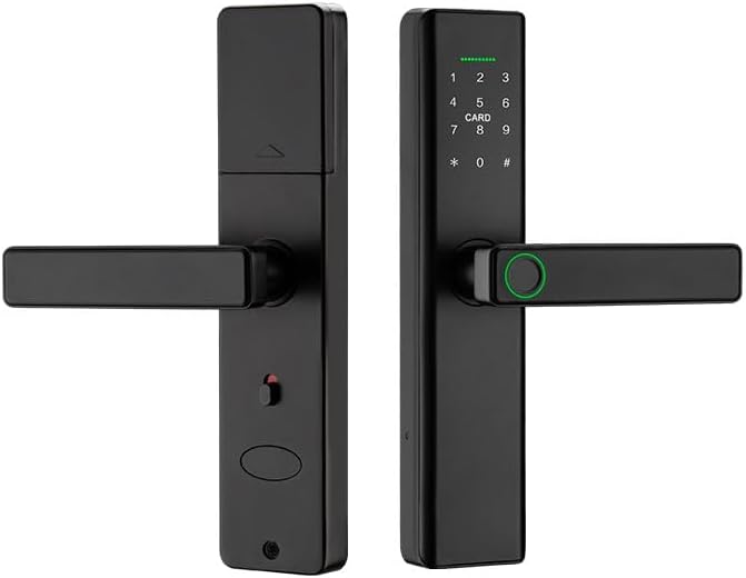 Smart Lock Fingerprint Door Lock with Touch Screen Password Electronic Locks, (No APP Control)