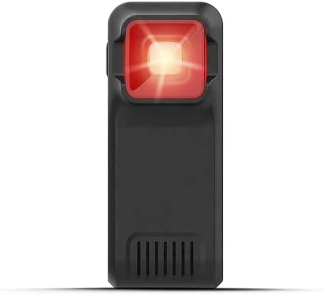 BY-J Bike Radar Tail Light, Visual and Audible Alerts for Approaching Vehicle, Compatible with Garmin Wahoo Bike Computers & Smartphone