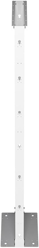 NavePoint 45U 2 Post Rack Open Frame Server Rack for 19 Inch Equipment, AV, Networking, Data & IT Devices, 2-Post Rack 45U 661lbs Weight Capacity, White