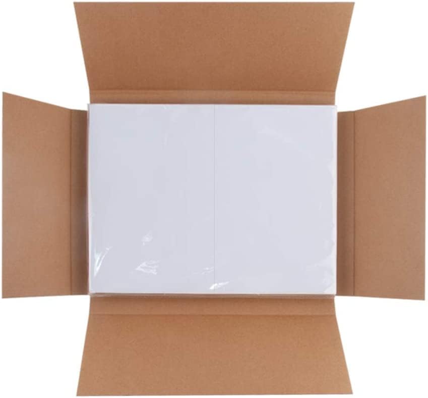 L LIKED Half Sheet Shipping Labels 2 per Sheet, 500 Sheets Printable 8.5" x 5.5" Sticker for Laser & Inkjet Printers Labels (1000 Labels)
