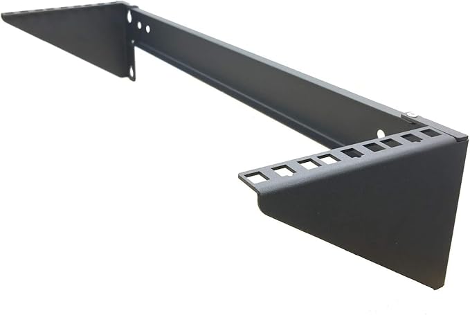 JINGCHENGMEI 5 Packs of 3U Vertical Wall Mount Patch Panel Bracket -Steel Networking Euipment Rack for 19" Network, Server and Data Equipment (5)