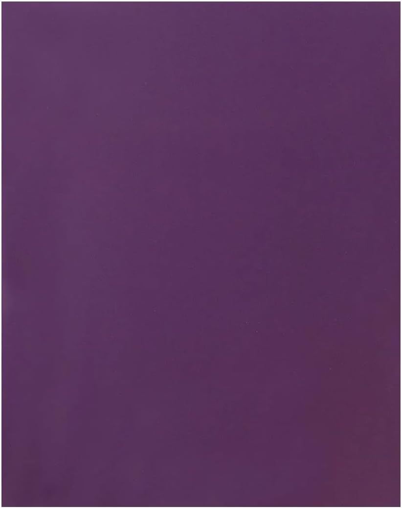 JAM PAPER Custom Printed Semi-Gloss Folders with Round Corner Pockets - Personalized Logo & Text - 12pt C1S - Purple - 100/Pack
