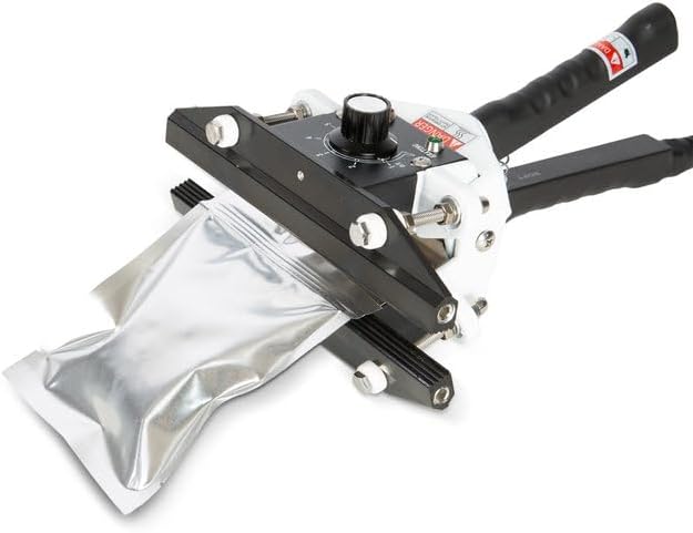 Portable Hand Held Heat Sealer Machine-R-PACK FKR-200, 8 Inches, For Foil Bag, Kraft Bag, Mylar Bag