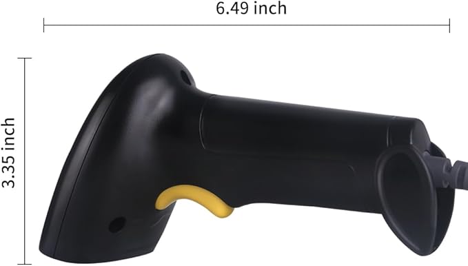 Handheld USB Barcode Scanner Wired 1D Bar Code Reader for Supermarket, Convenience Store, Warehouse