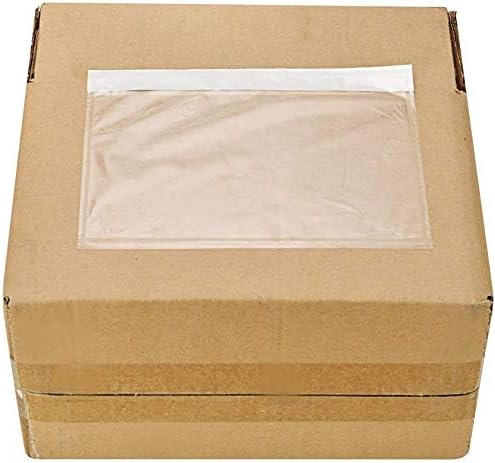 6" x 9" Clear Adhesive Packing List Envelopes Pouch Shipping Label Envelopes (200 Pack)