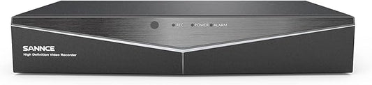 SANNCE 5MP 8 Channel Security Camera DVR, H.264+ Hybrid 5-in-1 Surveillance DVR Recorder, Supports 2MP TVI AHD CVI CVBS Analog IP Security Cameras, Remote Access, Motion Alert (NO Hard Drive)