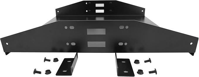 Server Rack Shelf-Rack Mount Cantilever Tray,2-Post Server Rack Shelf - Center Mount,for 19" Network Rack- Heavy Duty Steel - Weight Capacity 150lb-2U H 19" D/ 2 Pieces Packaging (2U19, 19INCH)