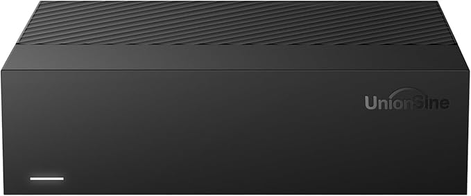 UnionSine Desktop External Hard Drive 14TB, USB3.0 3.5" HDD Storage Compatible for PC, Mac, TV, Desktop, Laptop(Black) HD3513