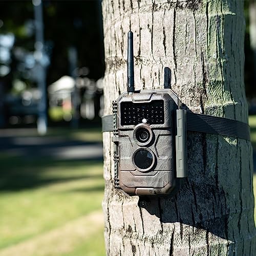 GardePro E6 WiFi Trail Camera (Non-Cellular), 48MP Photos, 1296P HD Video, App Control with Live View, 110° Wide-Angle, No-Glow Night Vision, Motion Activated