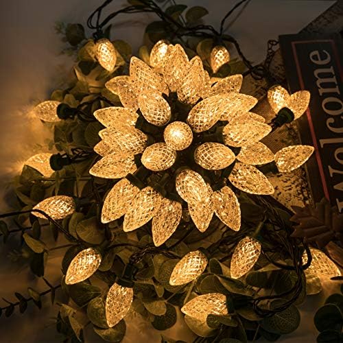 AWQ C9 Christmas String Lights 200LED 49FT Waterproof Warm White SC-S-200-A-A-D18
