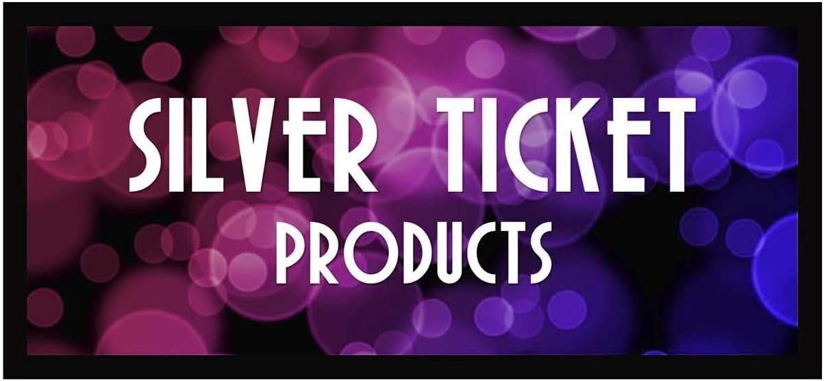 Silver Ticket Products STR Series 6 Piece Home Theater Fixed Frame 4K / 8K Ultra HD, HDTV, HDR & Active 3D Movie Projection Screen, 2.35:1 Format, 115" Diagonal, High Contrast Material STR-235115-HC