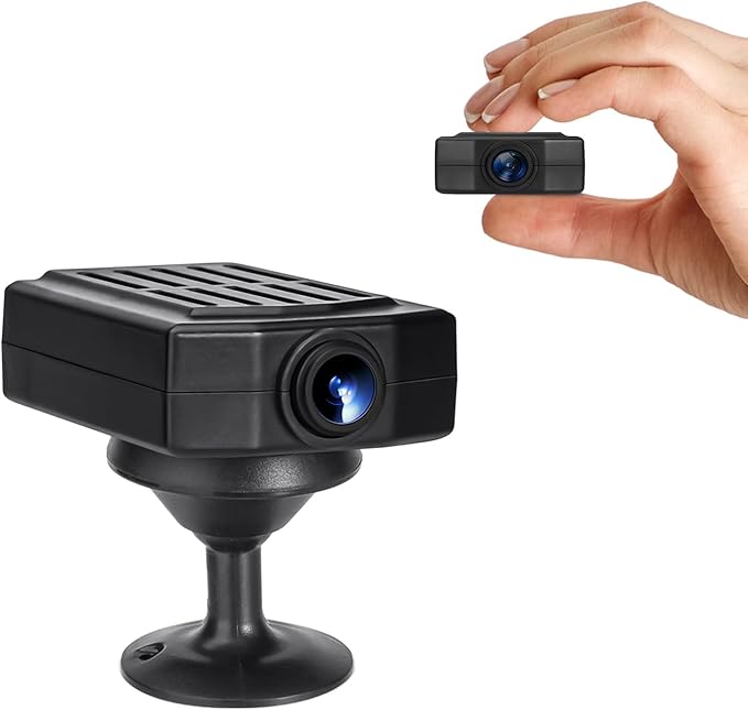 Mini Security Camera 1080P,64GB Nanny Video Recorder Dome Camera with Motion Detection, 3H Battery for Pet/Nanny Surveillance(Not WiFi)