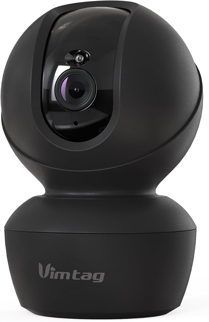 VIMTAG 5G 4MP Indoor Cameras for Home Security, Pet Camera Indoor with Phone App, Dog Cam, Human Detection, 2-Way Audio, 360 Motion Tracking, IR Night Vision, Compatible with Alexa
