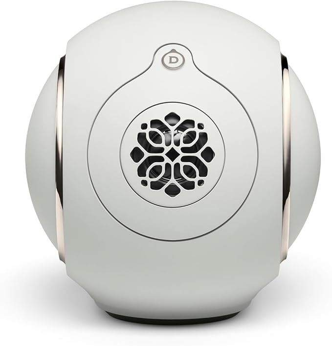 Devialet - Phantom Ultimate 98 dB - Light Pearl - Zero Distortion - High-Resolution Audio Processing - Multiroom Sync. - Home Audio Speaker