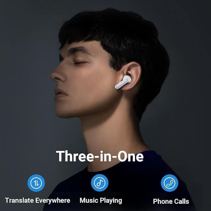Timekettle M3 3 in 1 Language Translation Earbuds,43 Languages & 96 Accents, Offline Translator, No Subscription,for Exploring Expat Life Freely, APP Compatible with iOS & Android