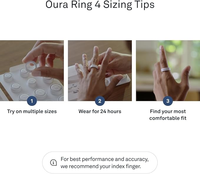 Oura Ring 4 - Gold - Size 12 - Size Before You Buy