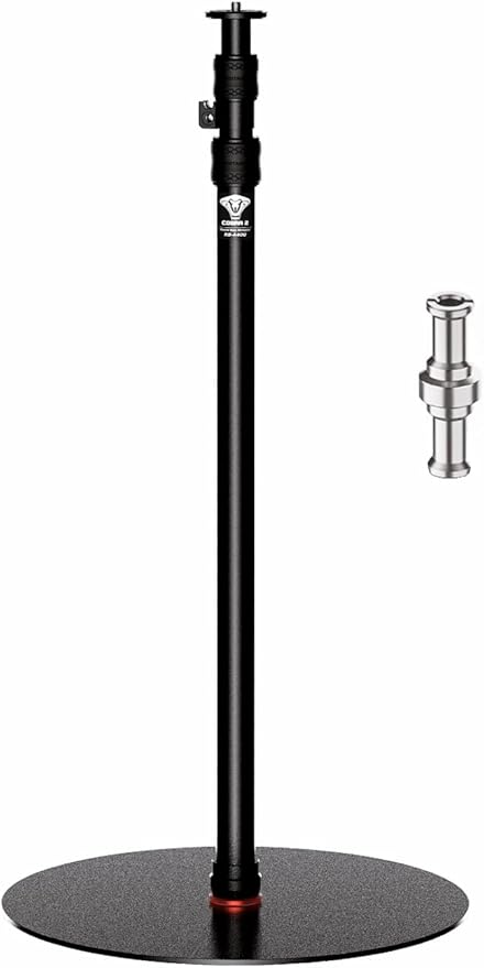 IFOOTAGE A400 Round Base Monopod, 79'' Light Stand Tripod Alternative, Aluminum Studio Camera Tripod Monopod Stand for Video Recording, Live Streaming, Interview, Payload 22lb