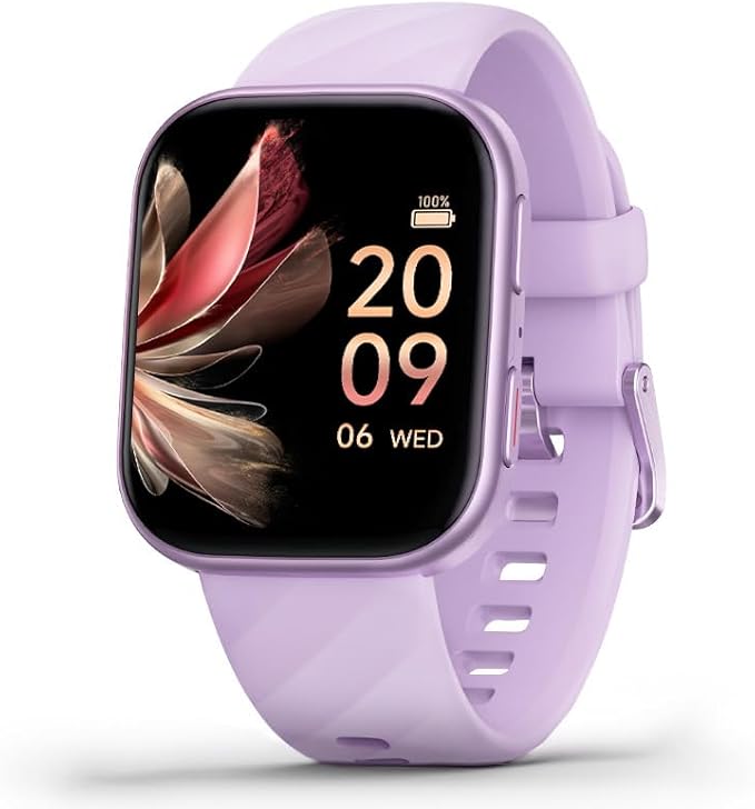 FITVII Health & Fitness Tracker (Answer/Make Calls), Smart Watch with 24/7 Heart Rate and Blood Pressure, Sleep Tracking, Blood Oxygen Monitor, 120+ Sport Modes Activity Tracker for Women Men
