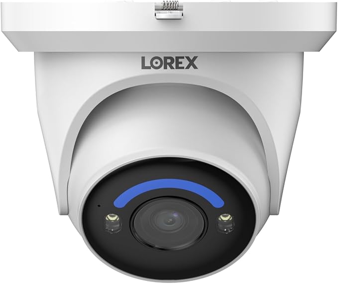 Lorex 4K+ 16 Channel (8 Wired + 8 Fusion Wi-Fi) 2TB NVR System | 3 White 4K Dome Cameras (No Cables) | Smart Security Lighting | Person & Vehicle Detection | Color Night Vision | IP67 Weatherproof